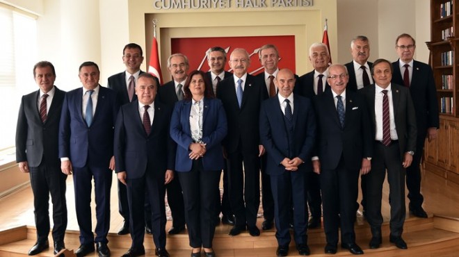 CHP li Başkanlar Kayseri yolcusu