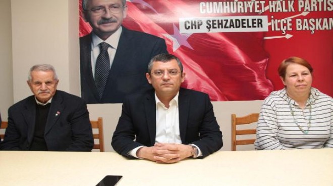 CHP’li Özel’den sert sözler!