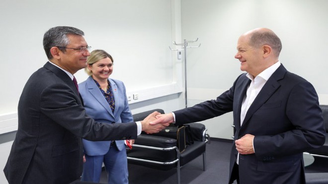 CHP lideri Özel, Almanya Başbakanı ile görüştü