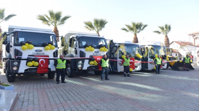 Çiğli Belediyesi nin yeni araç filosu yola çıktı!