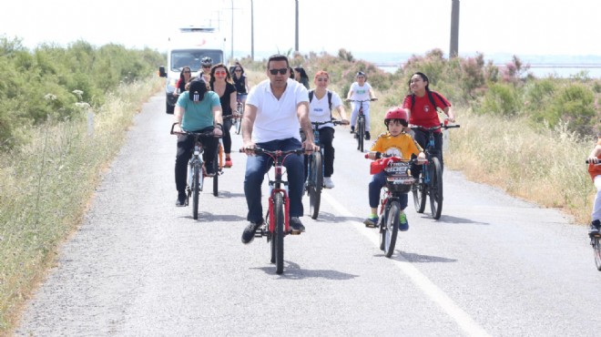 Çiğli de pedallar 19 Mayıs için döndü