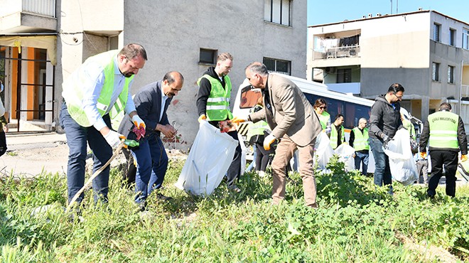 Çiğli’de temizlik seferberliği devam ediyor