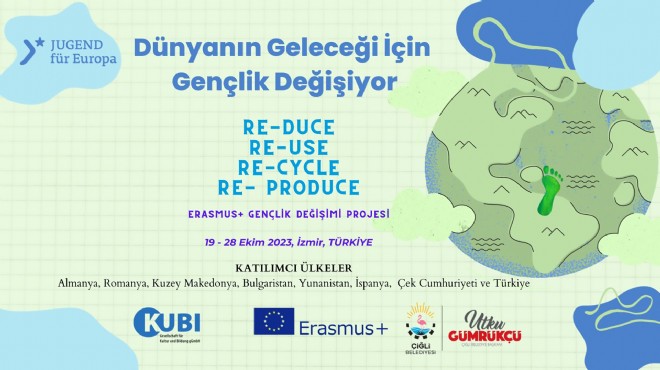 Çiğlili ve Avrupalı gençler ERASMUS projesinde buluşuyor