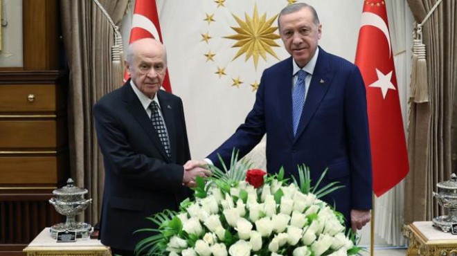 Cumhurbaşkanı Erdoğan, Bahçeli yi kabul etti