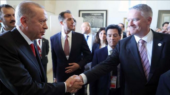 Erdoğan dan, G7 zirvesinde diploması trafiği