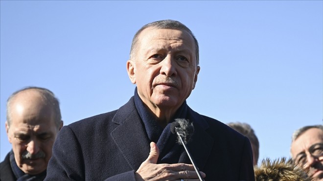 Cumhurbaşkanı Erdoğan, deprem bölgesine gitti