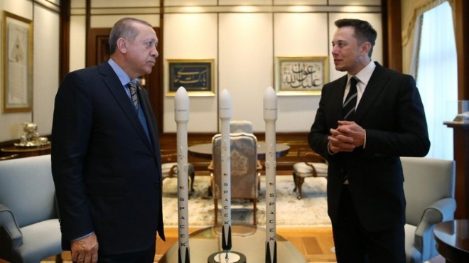 Cumhurbaşkanı Erdoğan, Elon Musk la görüştü