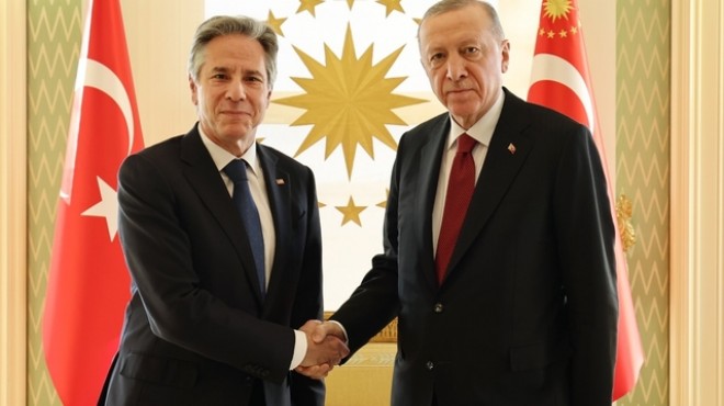 Cumhurbaşkanı Erdoğan ile Blinken görüştü