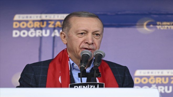 Erdoğan dan İzmir Büyükşehir e  altyapı  eleştirisi: Sel götürüyor, Körfez kokuyor!