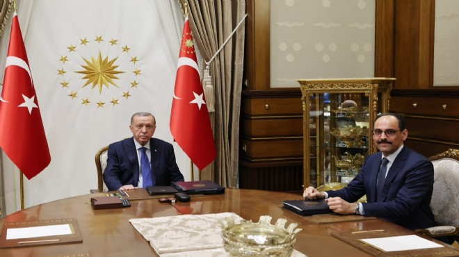 Erdoğan, MİT Başkanı Kalın ı kabul etti