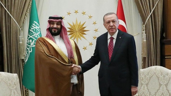 Cumhurbaşkanı Erdoğan, Prens Selman la görüştü