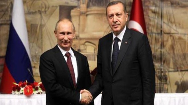 Cumhurbaşkanı Erdoğan Putin ile  Suriye yi görüştü