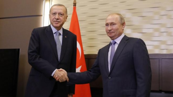 Cumhurbaşkanı Erdoğan Putin le görüştü