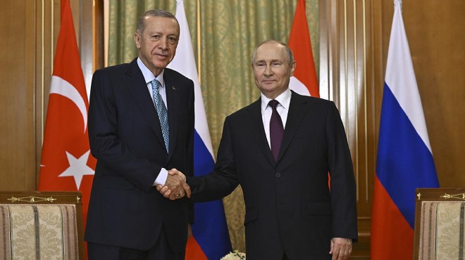 Cumhurbaşkanı Erdoğan Putin le görüştü