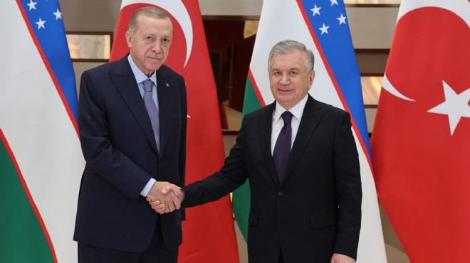 Cumhurbaşkanı Erdoğan ve Mirziyoyev görüştü