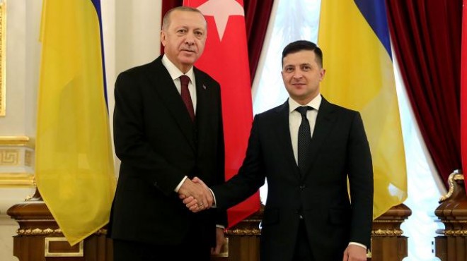 Cumhurbaşkanı Erdoğan Zelenskiy ile görüştü