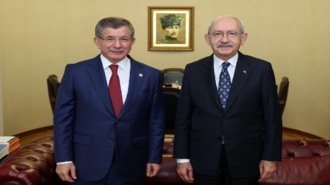 Davutoğlu, Kılıçdaroğlu nu ziyaret etti