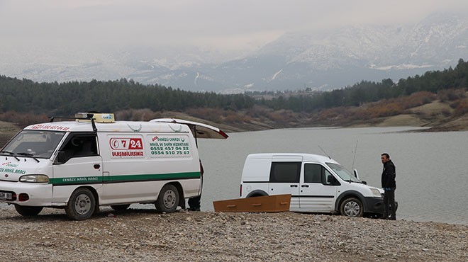 Denizli de barajdan ceset çıktı!