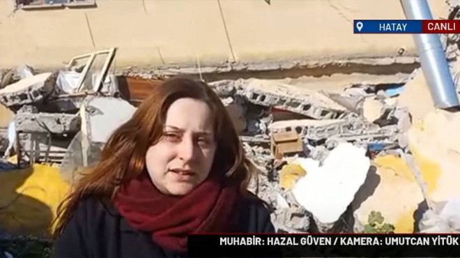 Deprem bölgesinde gazetecilerin kamerası çalındı
