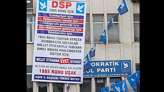 DSP’den pankartlı isyan!