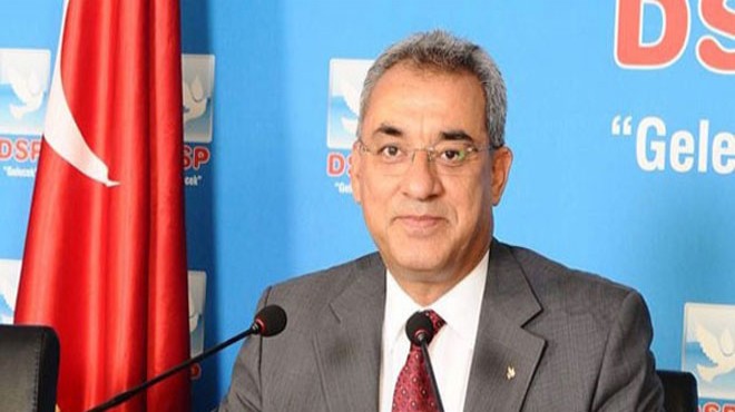 DSP Genel Başkanı Aksakal cuma günü İzmir de