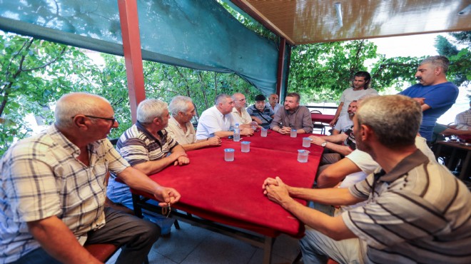 Başkan Duman dan Kuruçeşme mesaisi... Sorunlara yerinde  çözüm!