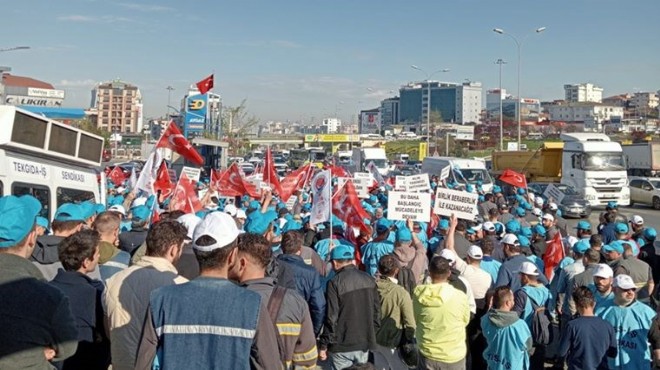 Düşük zam teklifi eylemi: İşçiler iş bıraktı