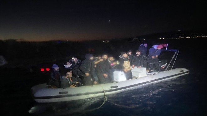 Ege de ölüm yolculuğu: 17 göçmen kurtarıldı!