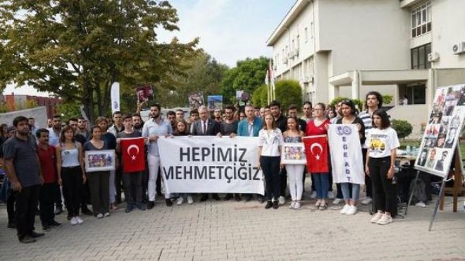 Ege Üniversitesi öğrencilerinden teröre tepki