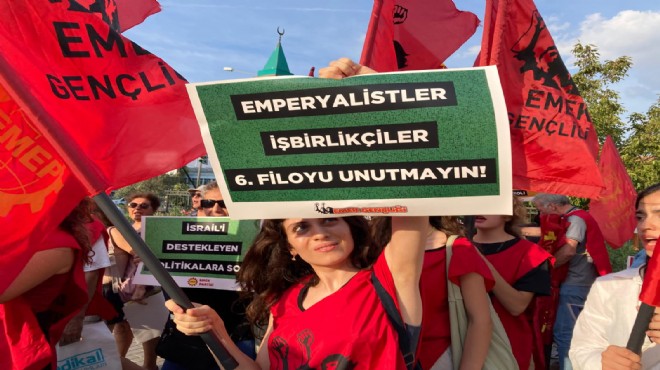 EMEP İzmir den  ABD gemisi  eylemi!