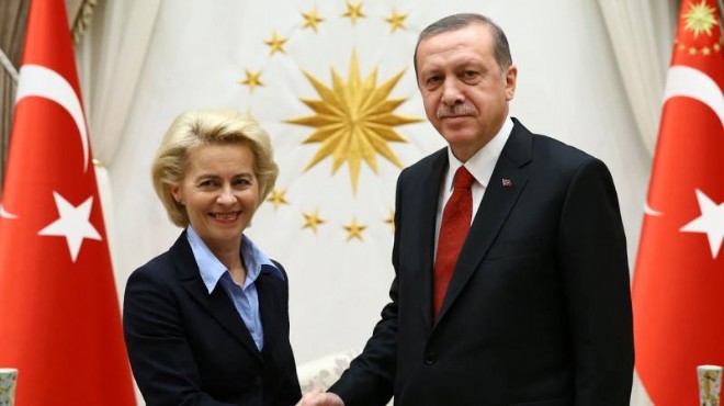Erdoğan, AB Komisyonu Başkanı ile görüştü
