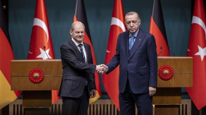 Erdoğan, Almanya Başbakanı ile görüştü