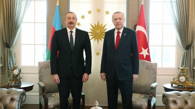 Erdoğan, Aliyev ile görüşüyor