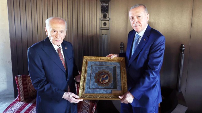 Erdoğan Bahçeli ile görüştü