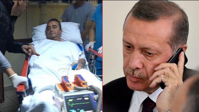 Erdoğan dan CHP li Tezcan a  geçmiş olsun  telefonu
