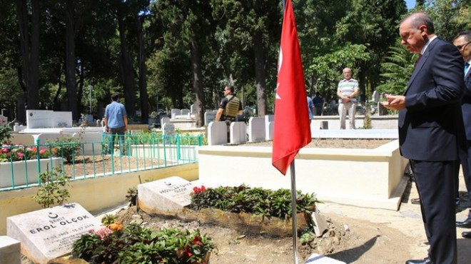 Erdoğan dan kabir ziyareti: Tek tek dua okudu