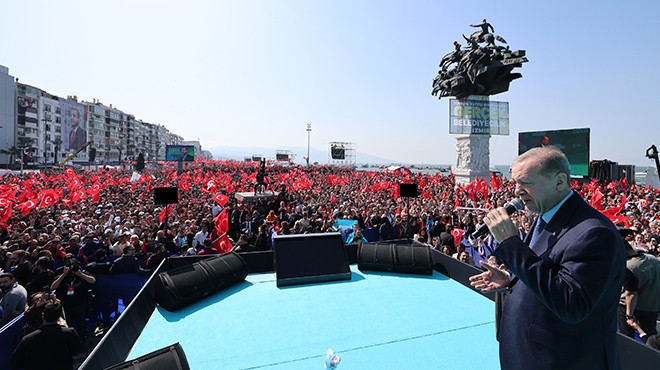 Erdoğan dan mesaj seli: İzmir in kayıp yıllarını telafi etmek istiyoruz!