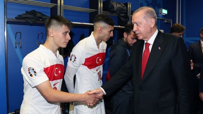 Erdoğan dan Milli Takım a tebrik ziyareti