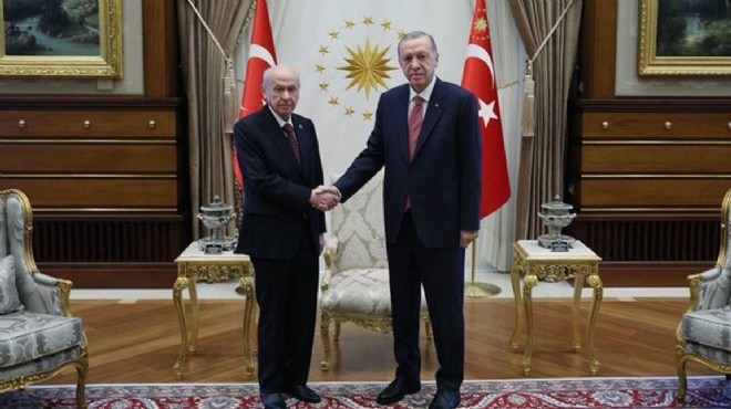 Erdoğan, Devlet Bahçeli ile bir araya geldi