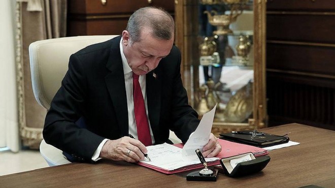 Erdoğan imzaladı: Kamuda yeni atamalar!