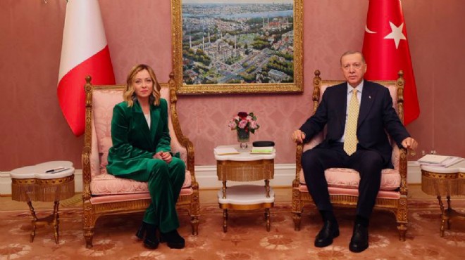 Erdoğan, İtalya Başbakanı nı kabul etti