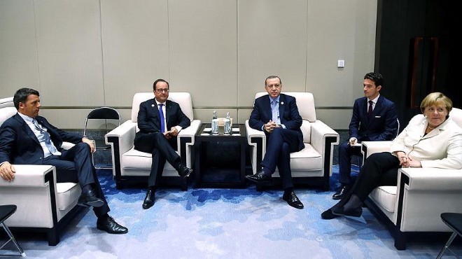 Erdoğan liderlerle dörtlü zirvede bir araya geldi