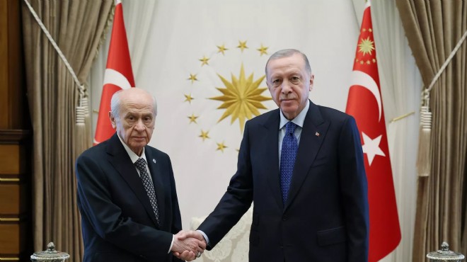 Cumhurbaşkanı Erdoğan Bahçeli ile görüştü