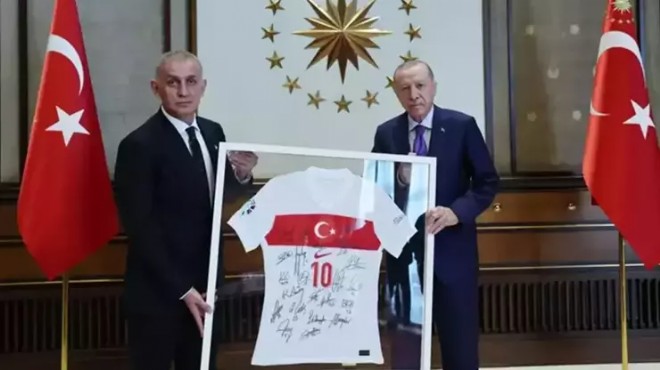 Erdoğan TFF heyetini kabul etti