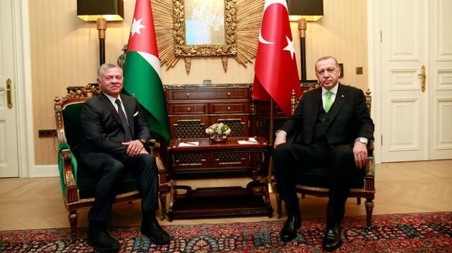 Erdoğan Ürdün Kralı ile görüştü
