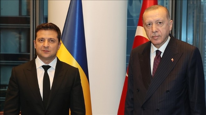 Erdoğan, Zelenskiy ile görüştü