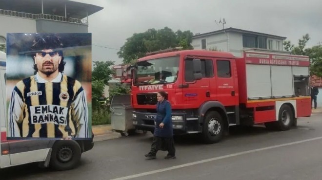 Eski futbolcu Faruk Yiğit in evinde yangın çıktı