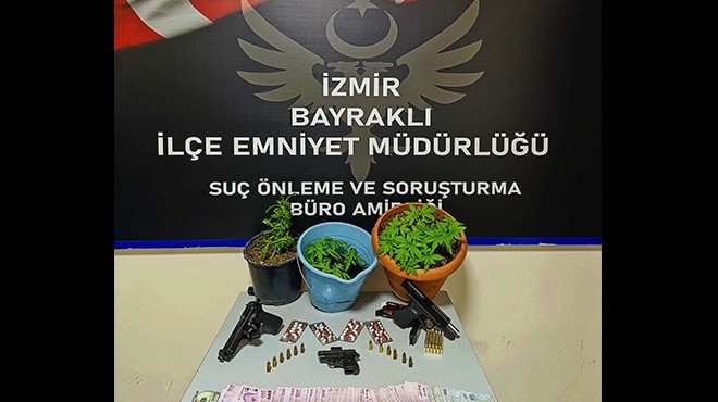 Evinden uyuşturucu ve silah çıktı... Gözaltına alındı