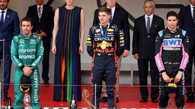 F1 Monako Grand Prix sini Verstappen kazandı