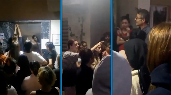 Facia İzmir de yaşandı... KYK yurdunda asansör düştü!